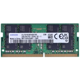 Samsung 32 GB DDR4 3200 SODIMM non ECC (M471A4G43AB1-CWE)